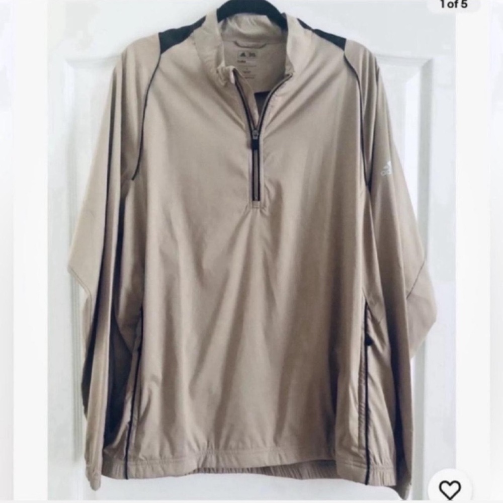 Adidas Men's Beige Windbreaker L